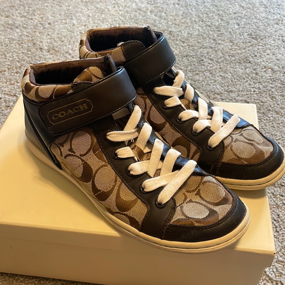 Coach Hightop Sneakers - Picture 2 of 9